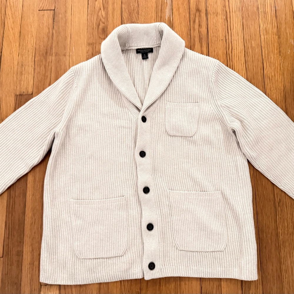 New! Banana Republic Cardigan Sweater, Men’s XL